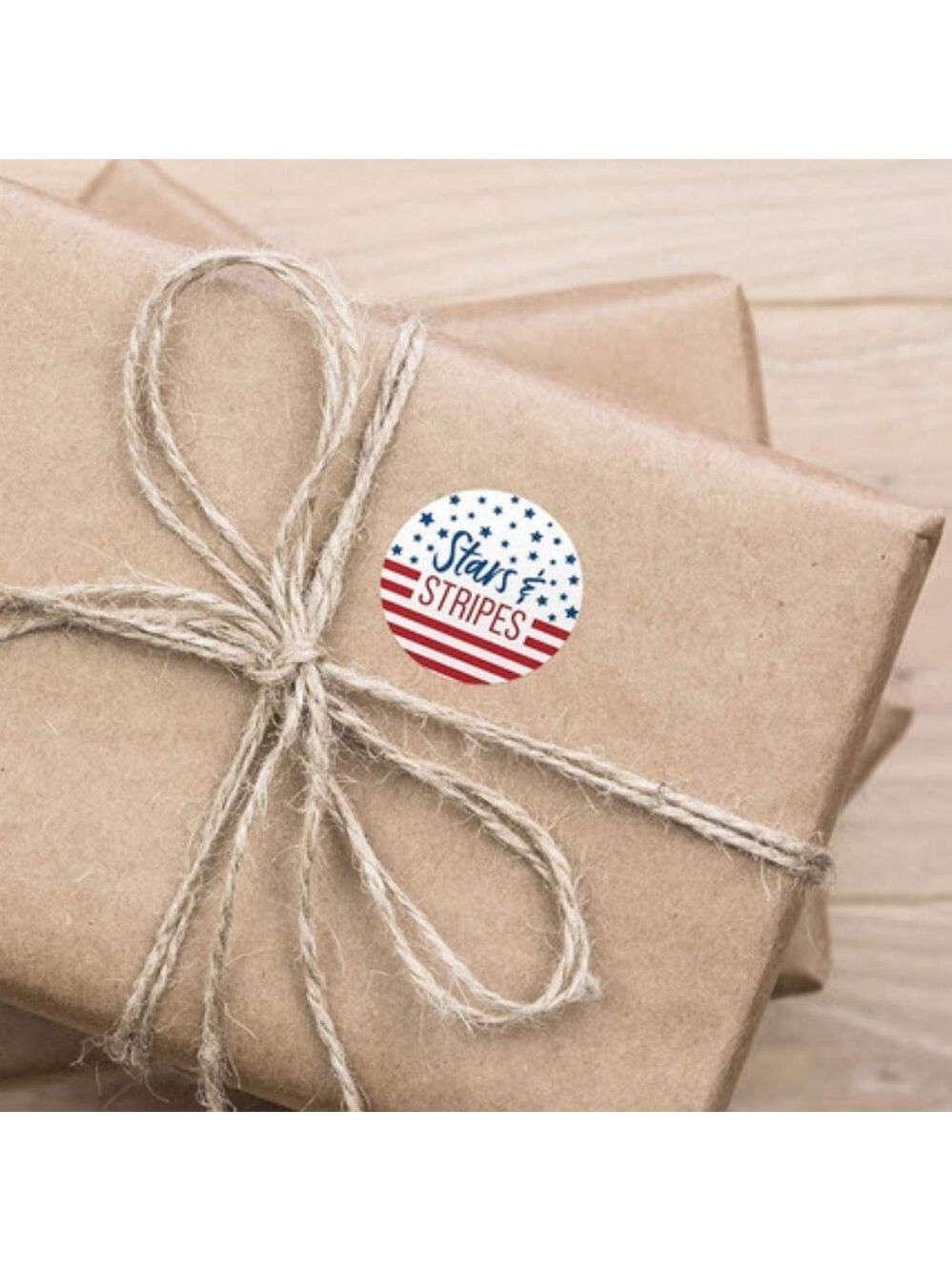 500 stars & stripes patriotic wafer stickers